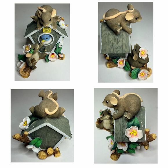 5 Fitz & Floyd Charming Tails Collectible Figurines Mice Collection Mouse Scenes - Picture 5 of 16